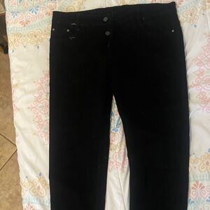 Men's Relaxed Black Jeans